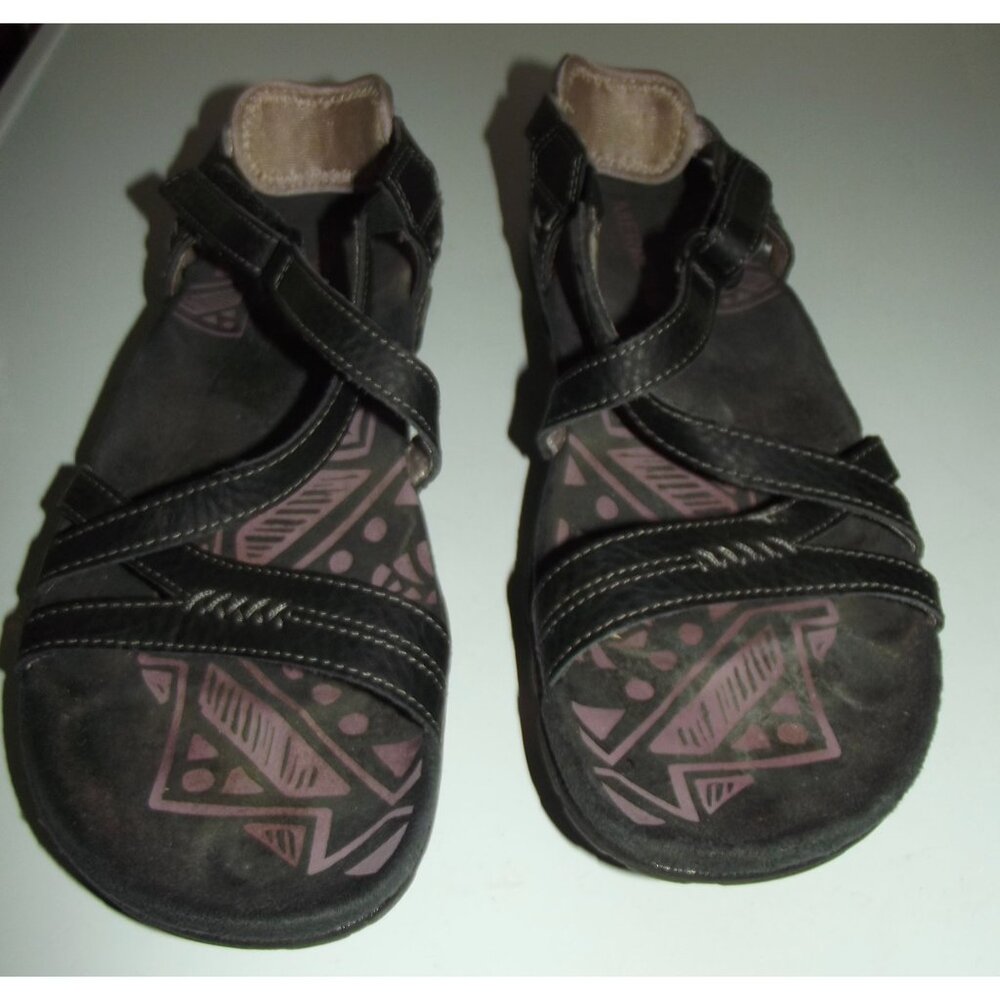 Merrell Black and Pink Women's Sandals